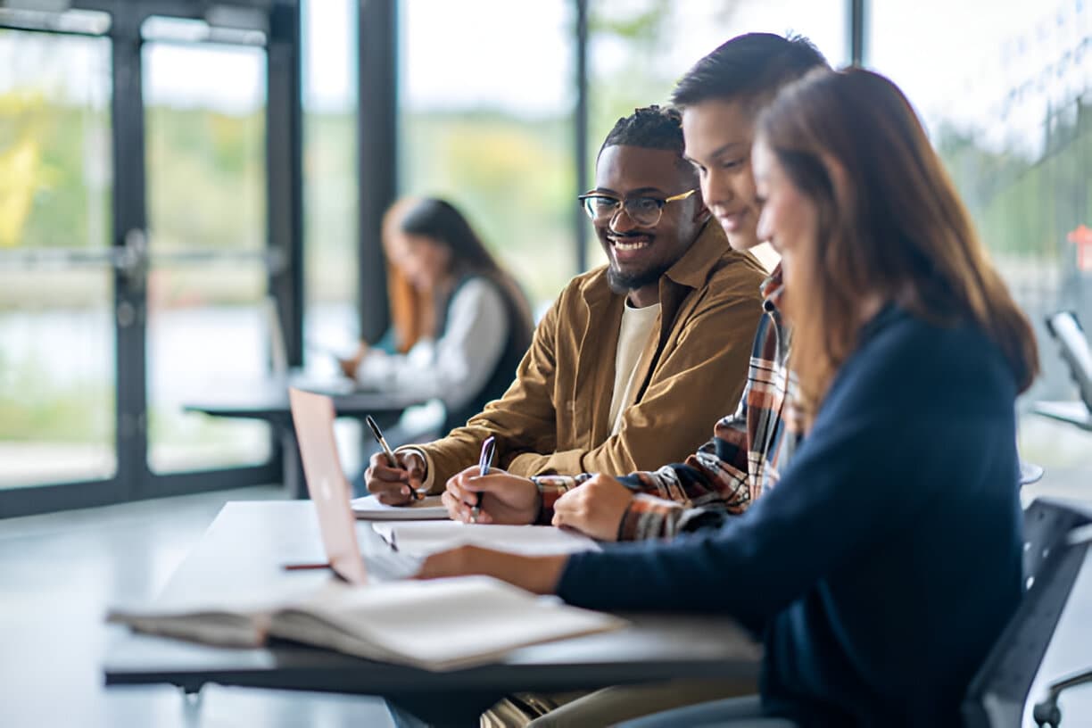 International students preparing university application documents for Belarus
